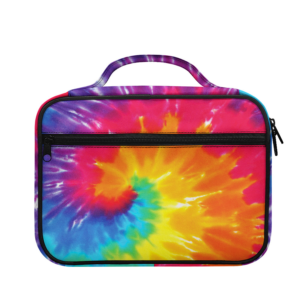 Colorful Spiral Tie Dye Print Briefcase Bible Bag
