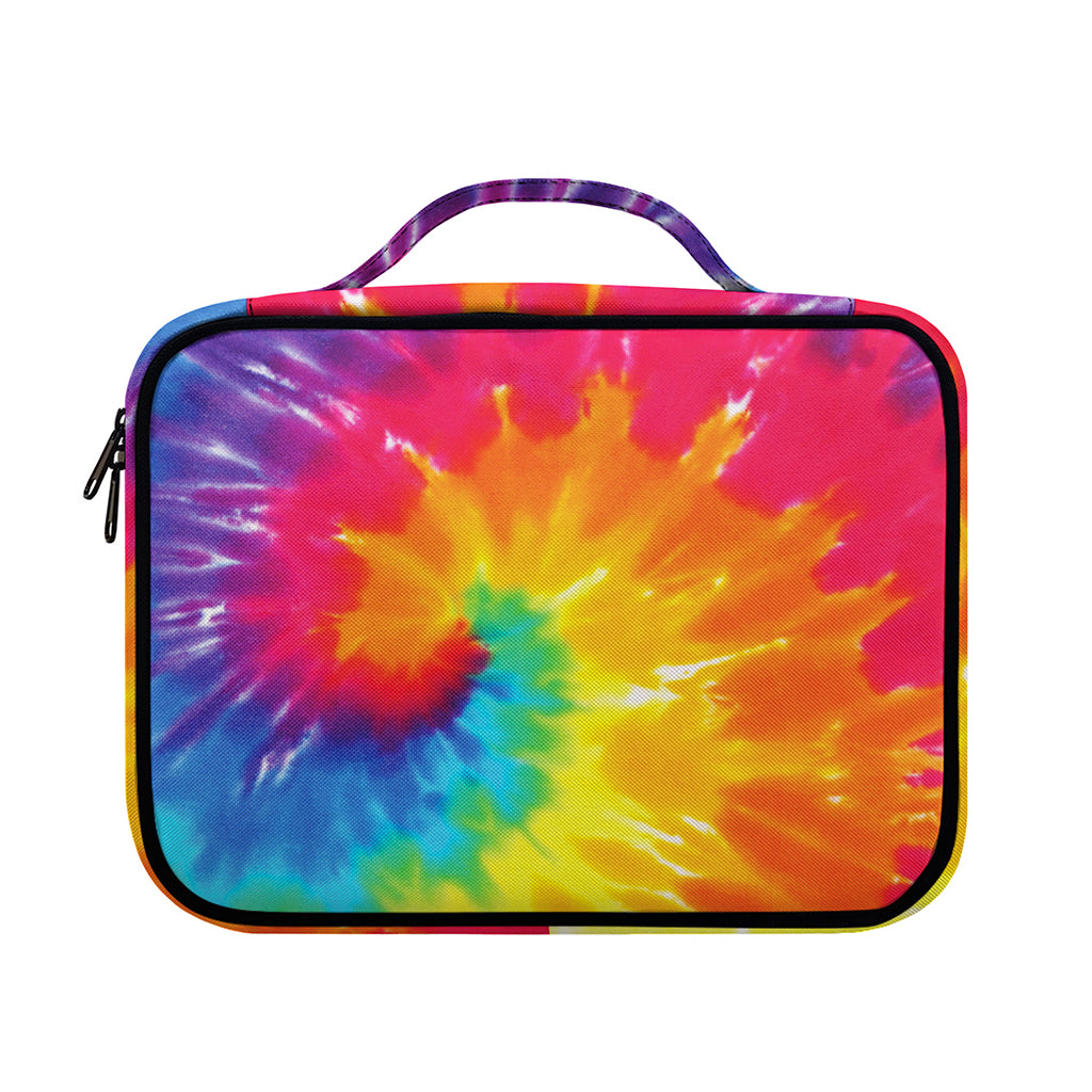 Colorful Spiral Tie Dye Print Briefcase Bible Bag