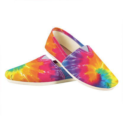 Colorful Spiral Tie Dye Print Casual Shoes