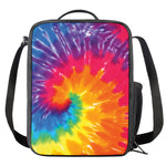 Colorful Spiral Tie Dye Print Crossbody Lunch Bag