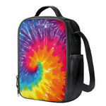 Colorful Spiral Tie Dye Print Crossbody Lunch Bag