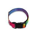 Colorful Spiral Tie Dye Print Dog Collar