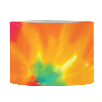 Colorful Spiral Tie Dye Print Drum Lamp Shade