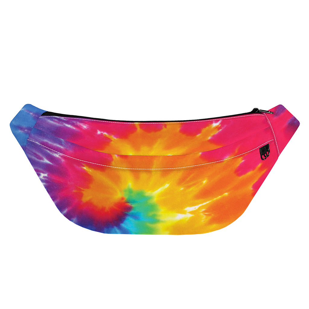 Colorful Spiral Tie Dye Print Fanny Pack