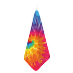 Colorful Spiral Tie Dye Print Hand Towel