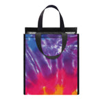 Colorful Spiral Tie Dye Print Insulated Lunch Tote