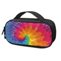 Colorful Spiral Tie Dye Print Portable Cooler Travel Case