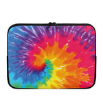 Colorful Spiral Tie Dye Print Laptop Sleeve