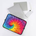 Colorful Spiral Tie Dye Print Laptop Sleeve