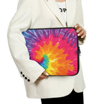 Colorful Spiral Tie Dye Print Laptop Sleeve