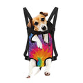 Colorful Spiral Tie Dye Print Pet Carrier Backpack