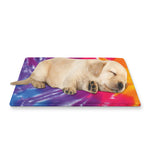 Colorful Spiral Tie Dye Print Pet Cooling Mat Cover
