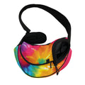 Colorful Spiral Tie Dye Print Pet Sling Carrier