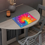 Colorful Spiral Tie Dye Print Placemat
