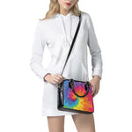 Colorful Spiral Tie Dye Print Shoulder Handbag