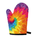 Colorful Spiral Tie Dye Print Single Oven Mitt