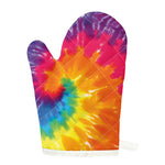 Colorful Spiral Tie Dye Print Single Oven Mitt