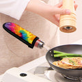 Colorful Spiral Tie Dye Print Skillet Handle Cover