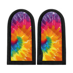 Colorful Spiral Tie Dye Print Skillet Handle Cover