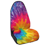 Colorful Spiral Tie Dye Print Waterproof Car Seat Cover