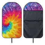Colorful Spiral Tie Dye Print Waterproof Car Seat Cover