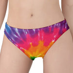 Colorful Spiral Tie Dye Print Women's Panties