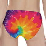 Colorful Spiral Tie Dye Print Women's Panties