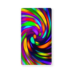 Colorful Spiral Trippy Print Baby Crib Sheet