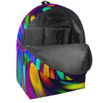 Colorful Spiral Trippy Print Backpack