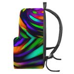 Colorful Spiral Trippy Print Backpack