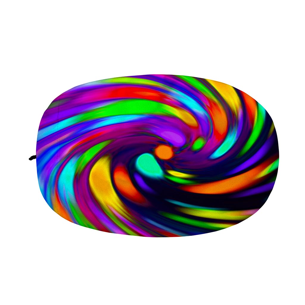 Colorful Spiral Trippy Print Car Side Mirror Covers