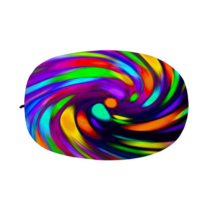 Colorful Spiral Trippy Print Car Side Mirror Covers