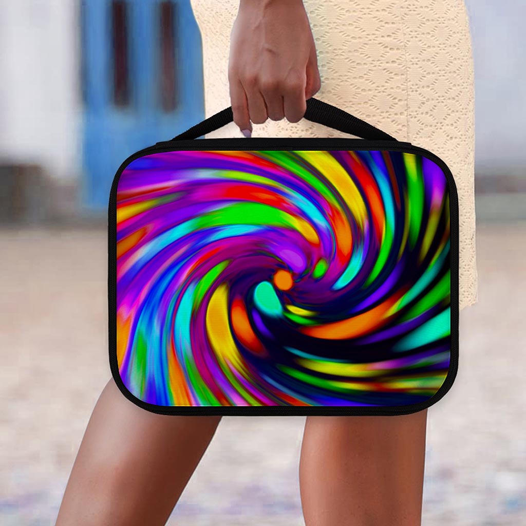 Colorful Spiral Trippy Print Classic Bible Case