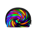 Colorful Spiral Trippy Print Coin Purse