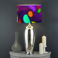 Colorful Spiral Trippy Print Drum Lamp Shade