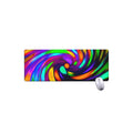 Colorful Spiral Trippy Print Extended Mouse Pad