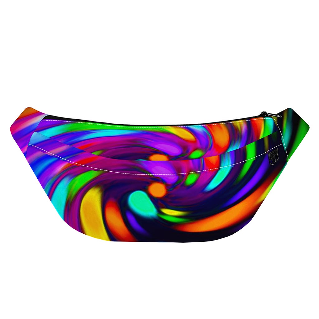 Colorful Spiral Trippy Print Fanny Pack