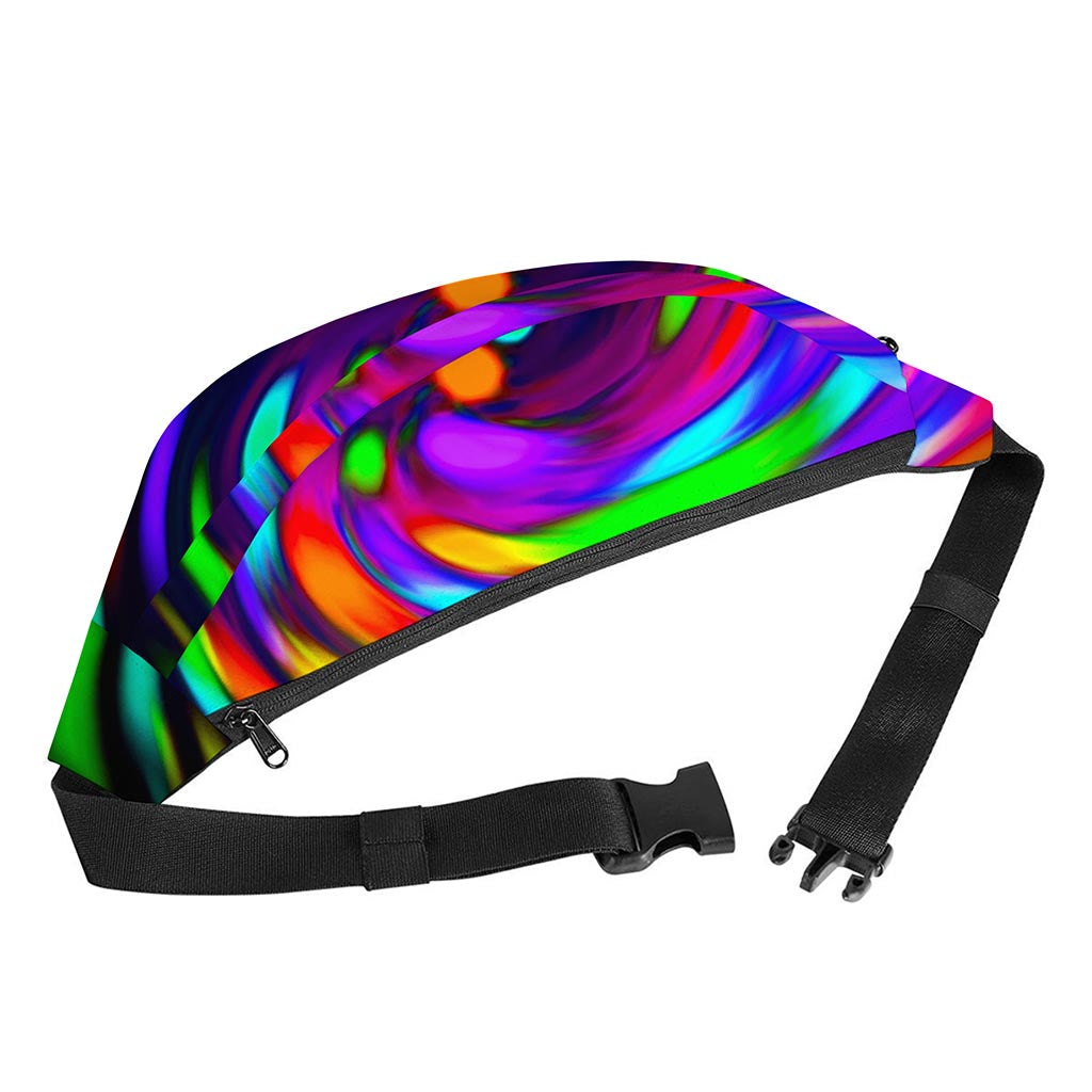 Colorful Spiral Trippy Print Fanny Pack