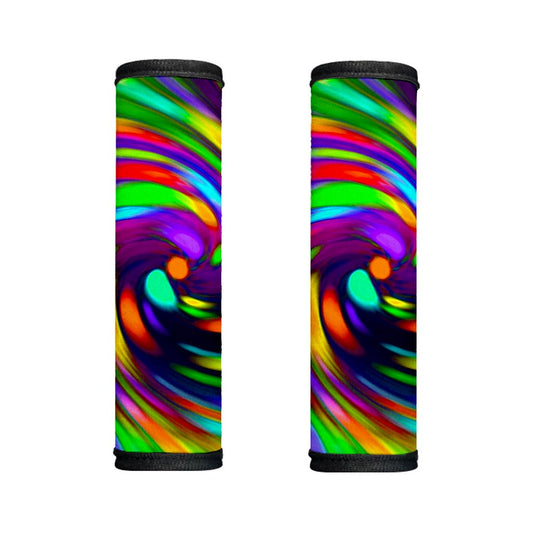 Colorful Spiral Trippy Print Handle Covers