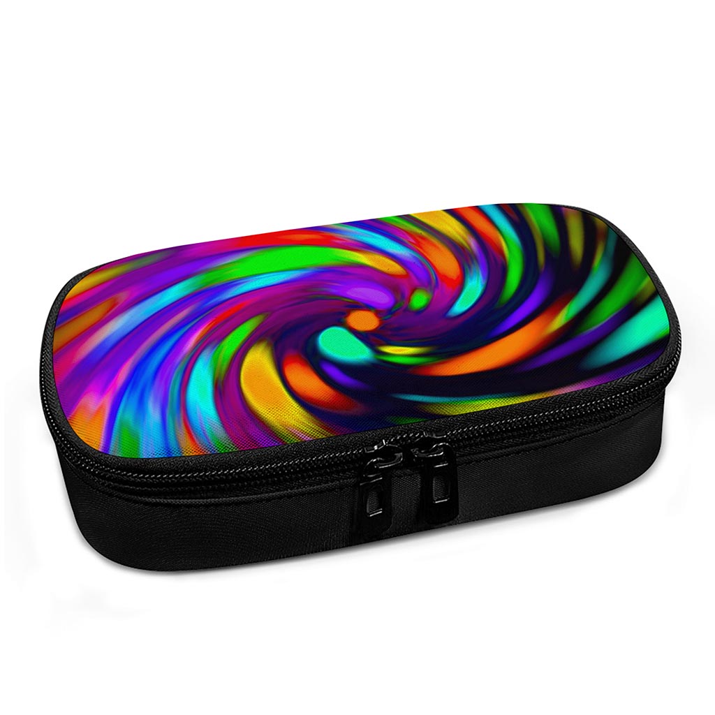 Colorful Spiral Trippy Print Insulin Cooler Travel Case