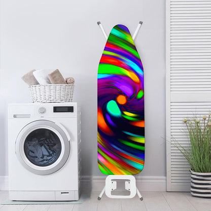 Colorful Spiral Trippy Print Ironing Board Cover