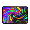 Colorful Spiral Trippy Print Kitchen Mat