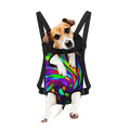 Colorful Spiral Trippy Print Pet Carrier Backpack