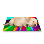 Colorful Spiral Trippy Print Pet Cooling Mat Cover