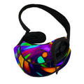 Colorful Spiral Trippy Print Pet Sling Carrier