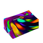 Colorful Spiral Trippy Print Rectangle Tissue Box Cover