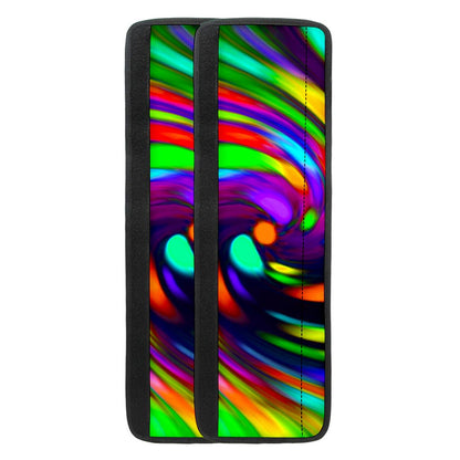 Colorful Spiral Trippy Print Refrigerator Handle Covers