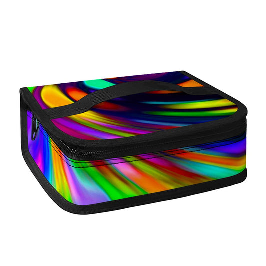 Colorful Spiral Trippy Print Small Lunch Bag