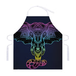 Colorful Spiritual Elephant Print Adjustable Apron