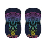 Colorful Spiritual Elephant Print Bar Stool Covers
